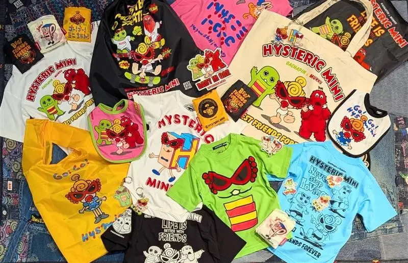 HYSTERIC MINI「ガチャピン・ムック みんなともだちの日」コラボグッズ